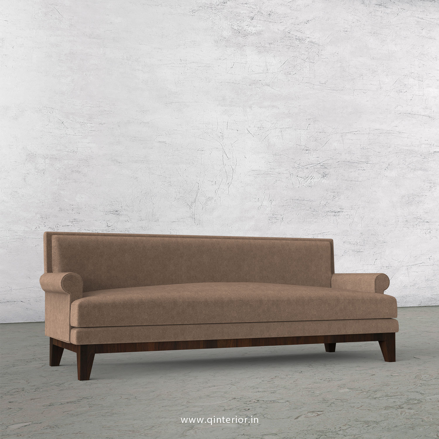 Aviana 3 Seater Sofa in Velvet Fabric - SFA001 VL02