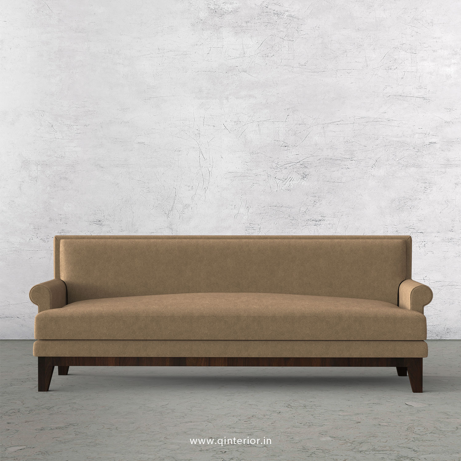 Aviana 3 Seater Sofa in Velvet Fabric - SFA001 VL03