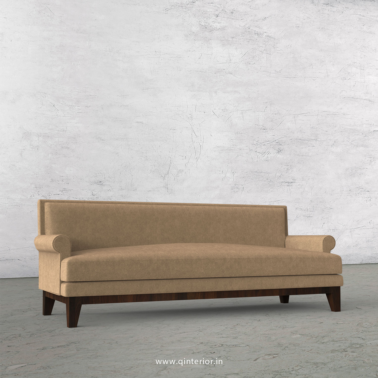 Aviana 3 Seater Sofa in Velvet Fabric - SFA001 VL03