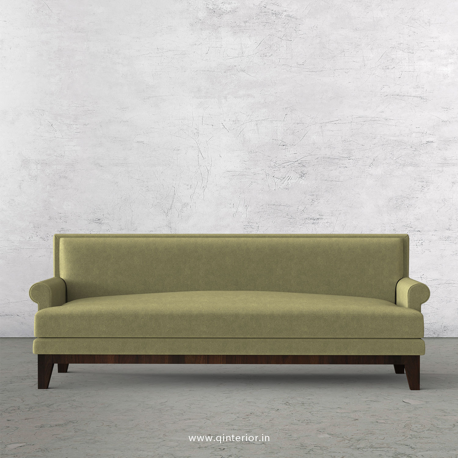 Aviana 3 Seater Sofa in Velvet Fabric - SFA001 VL04