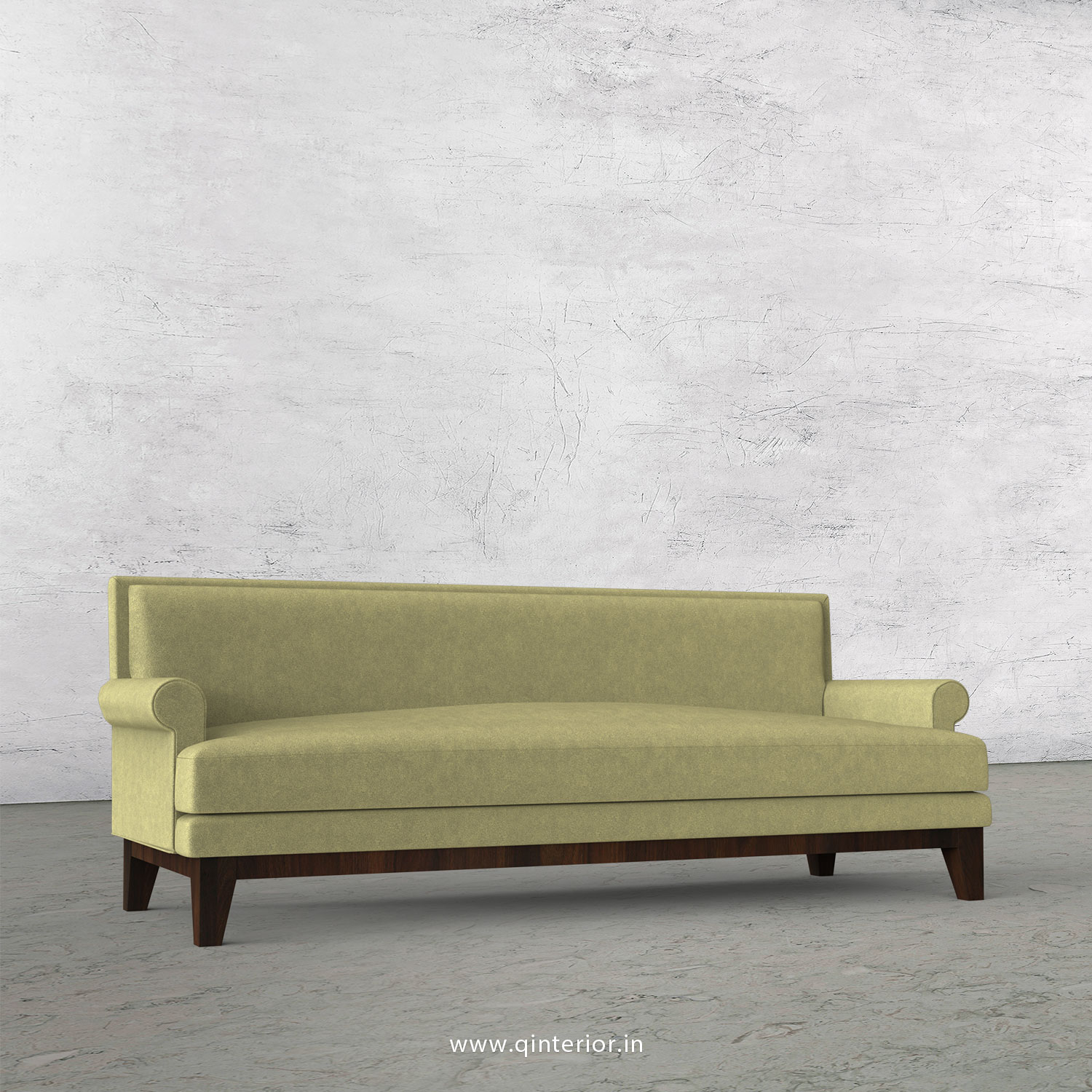 Aviana 3 Seater Sofa in Velvet Fabric - SFA001 VL04