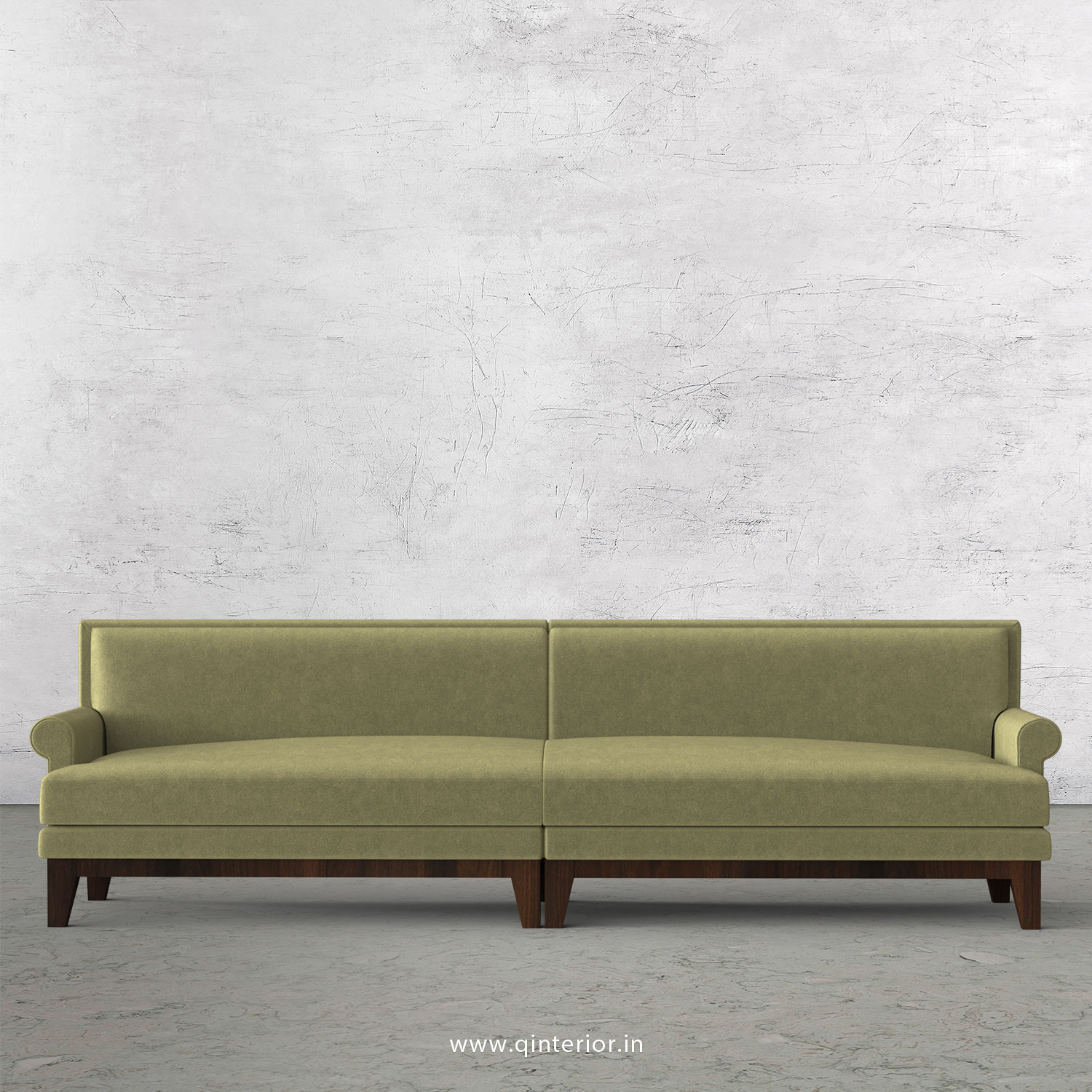 Aviana 4 Seater Sofa in Velvet Fabric - SFA001 VL04