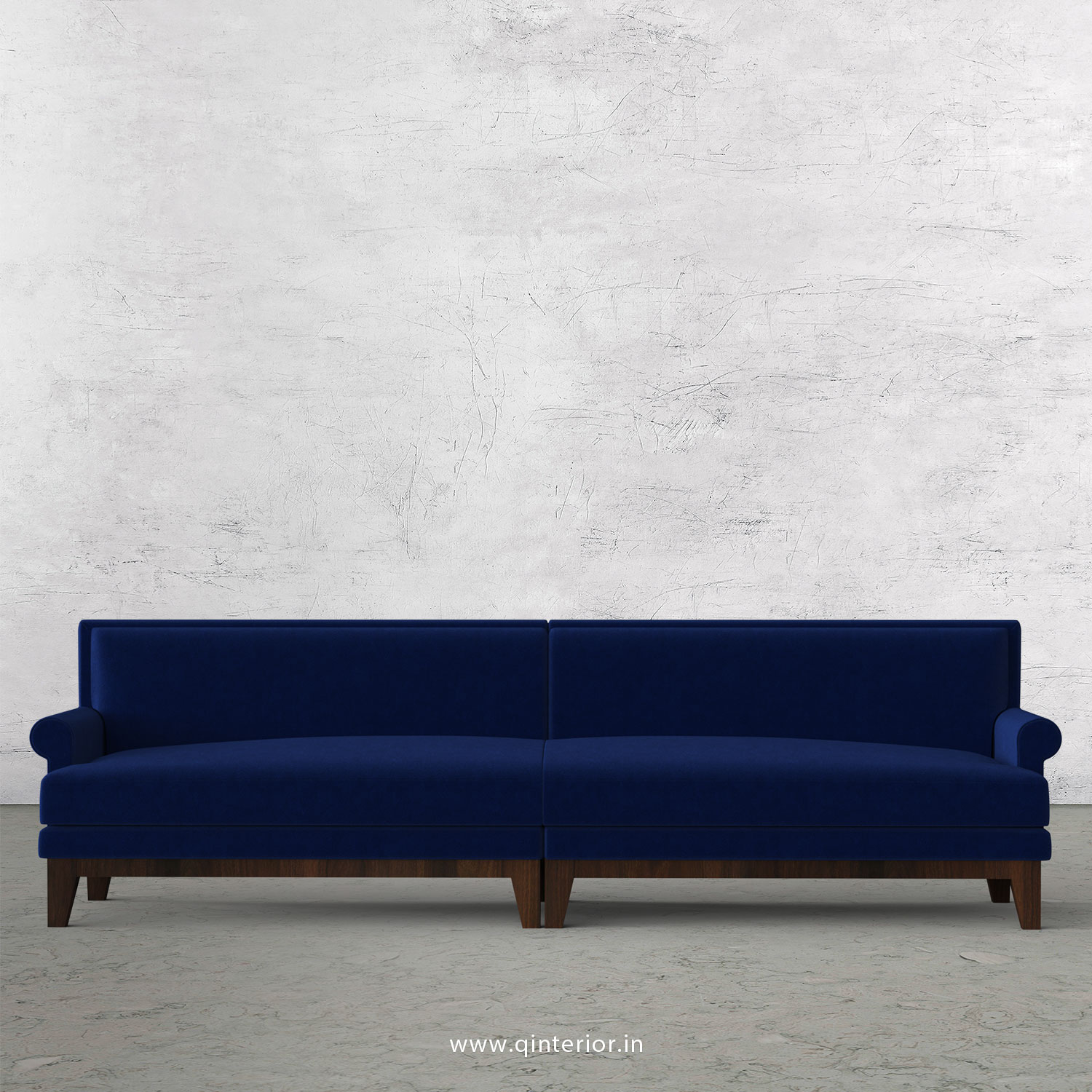 Aviana 4 Seater Sofa in Velvet Fabric - SFA001 VL05
