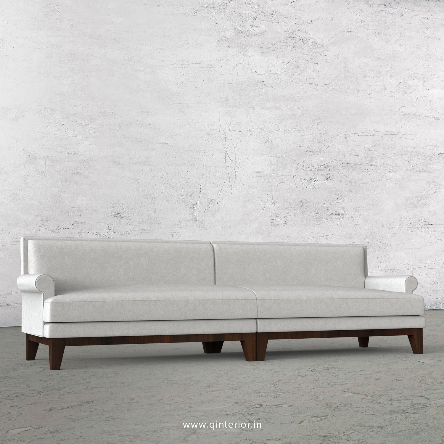 Aviana 4 Seater Sofa in Velvet Fabric - SFA001 VL06