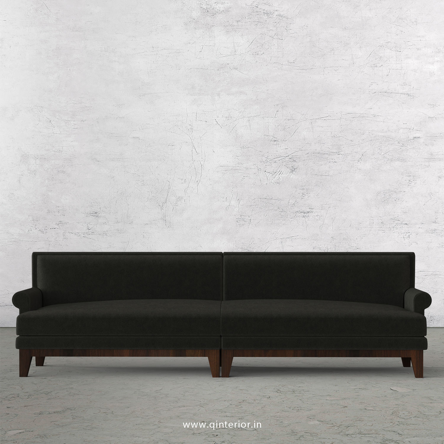 Aviana 4 Seater Sofa in Velvet Fabric - SFA001 VL07