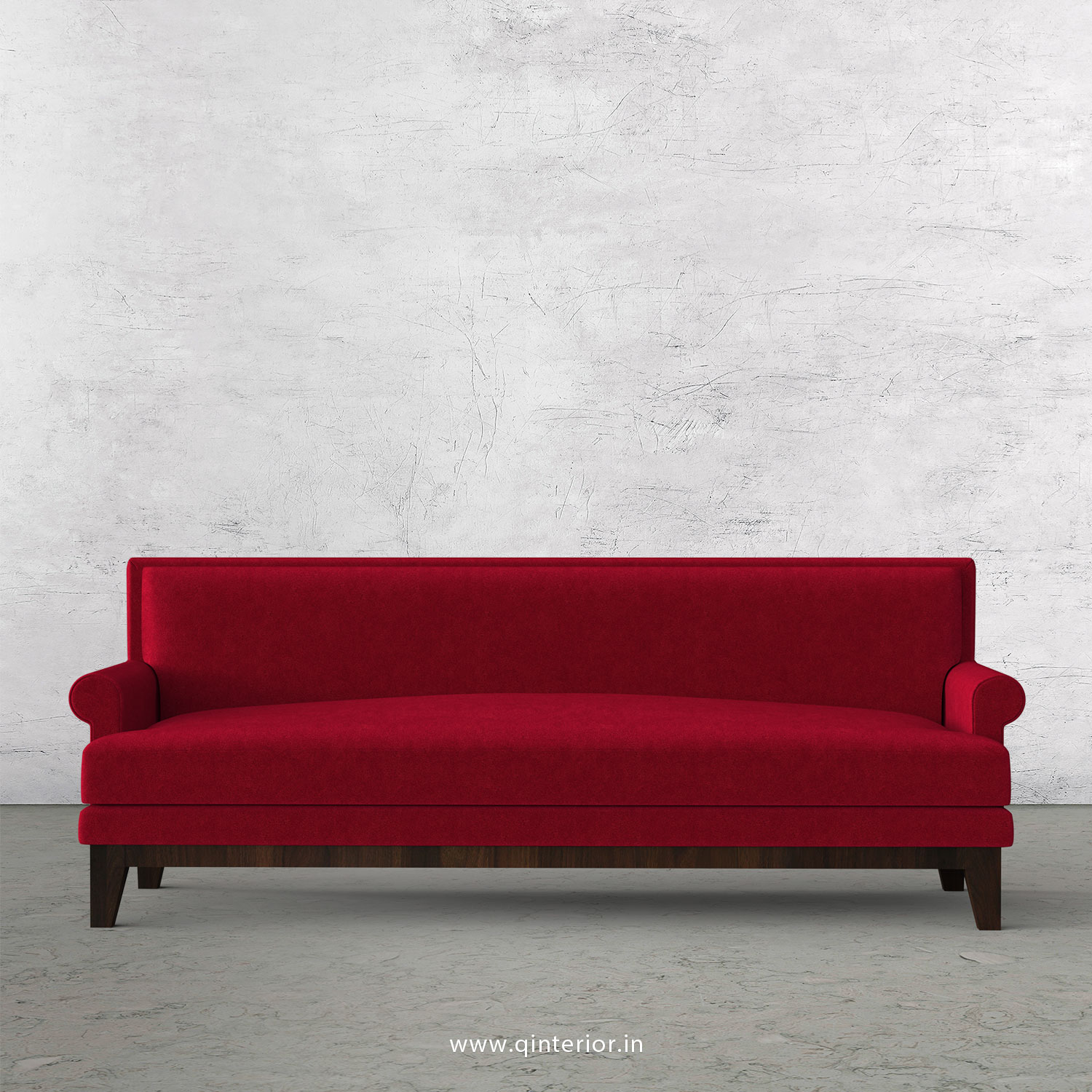 Aviana 3 Seater Sofa in Velvet Fabric - SFA001 VL08