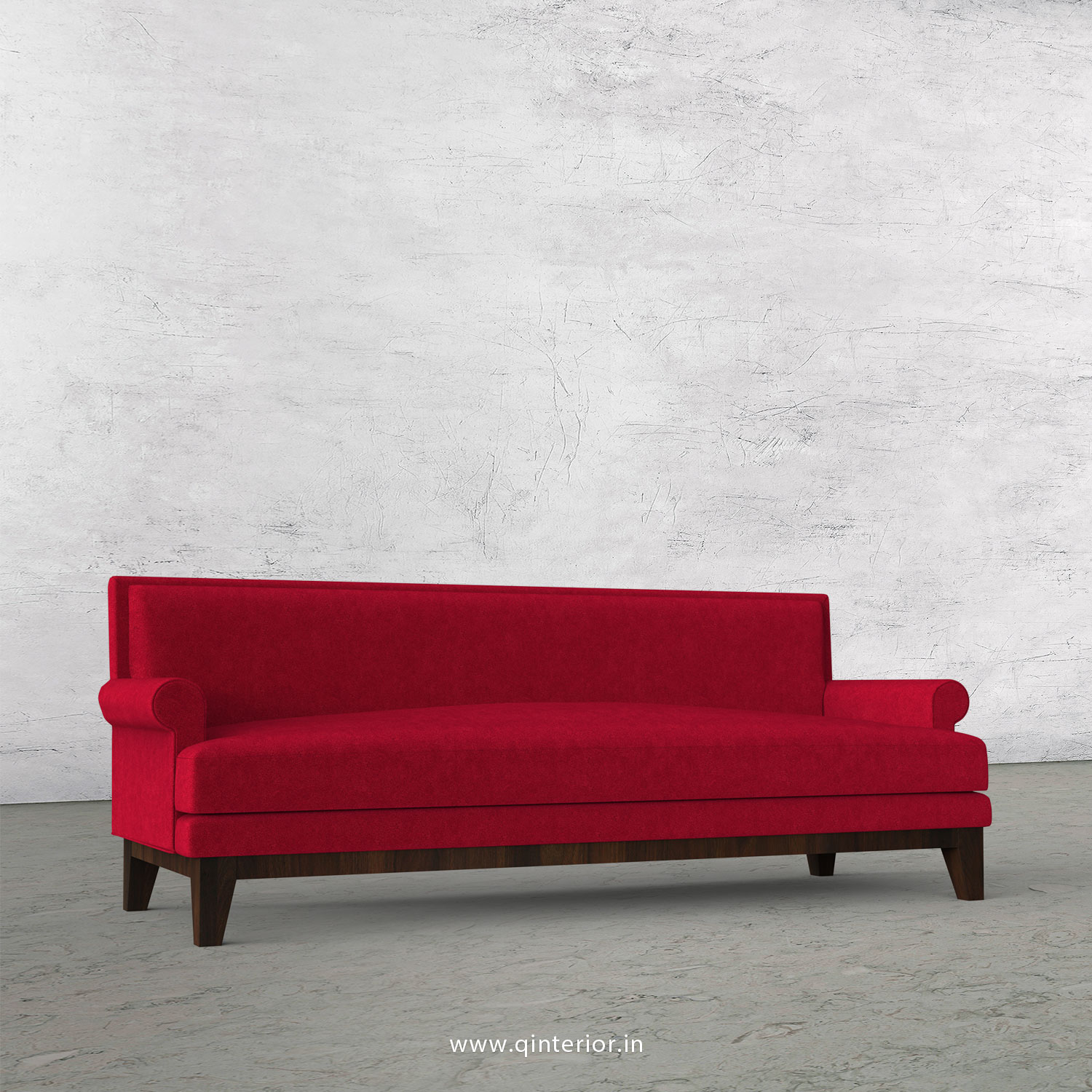 Aviana 3 Seater Sofa in Velvet Fabric - SFA001 VL08