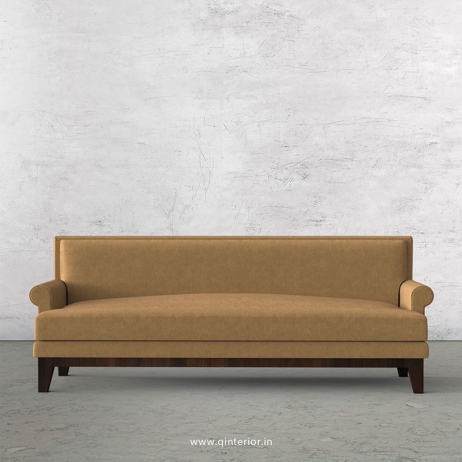 Aviana 3 Seater Sofa in Velvet Fabric - SFA001 VL09