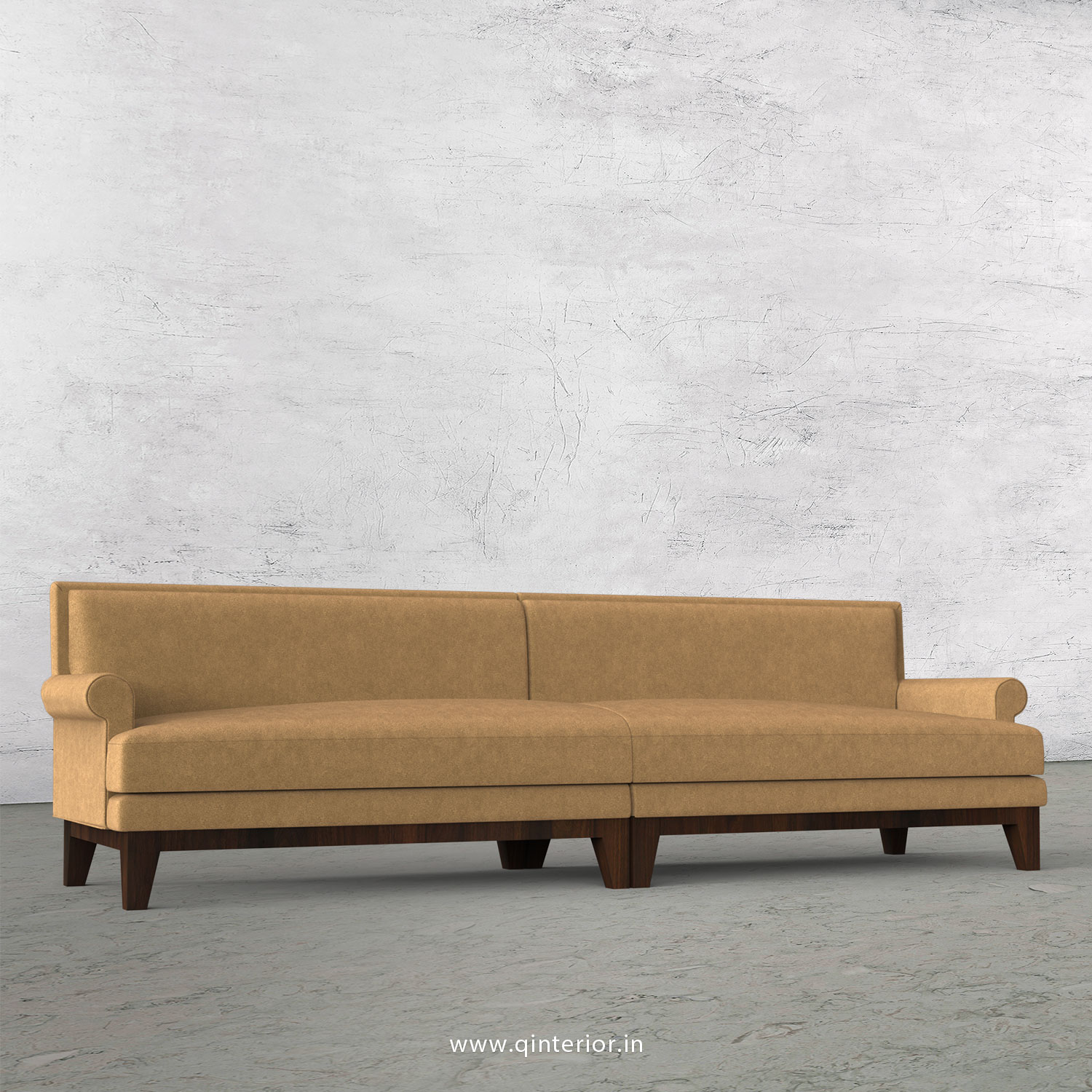 Aviana 4 Seater Sofa in Velvet Fabric - SFA001 VL09