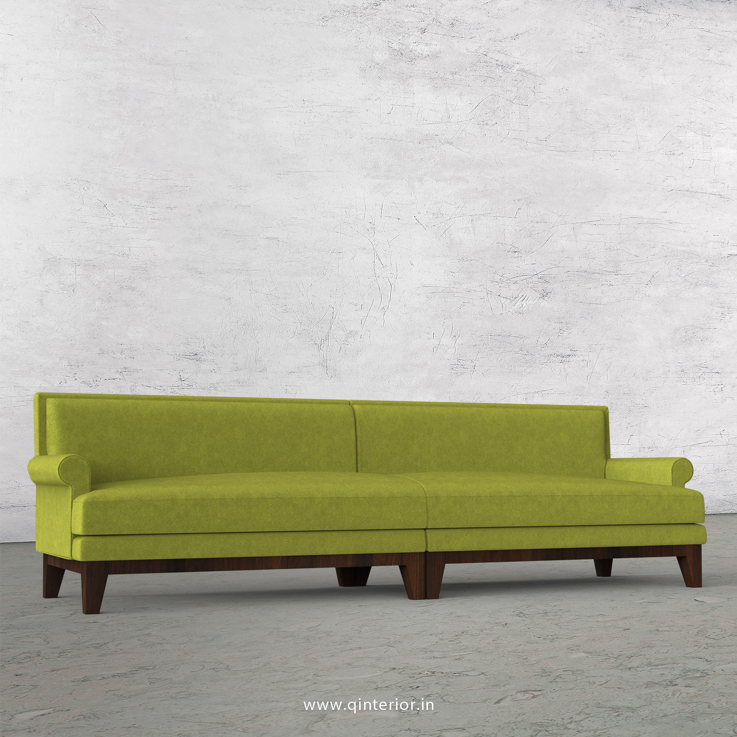 Aviana 4 Seater Sofa in Velvet Fabric - SFA001 VL10