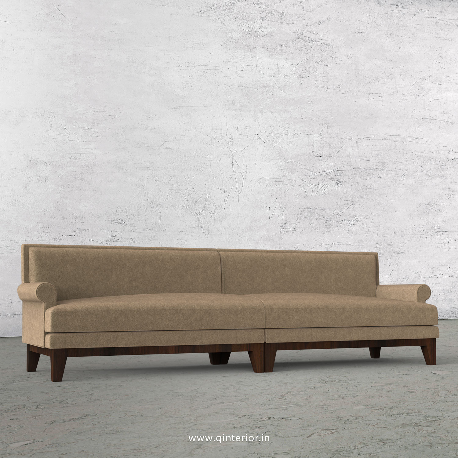 Aviana 4 Seater Sofa in Velvet Fabric - SFA001 VL11