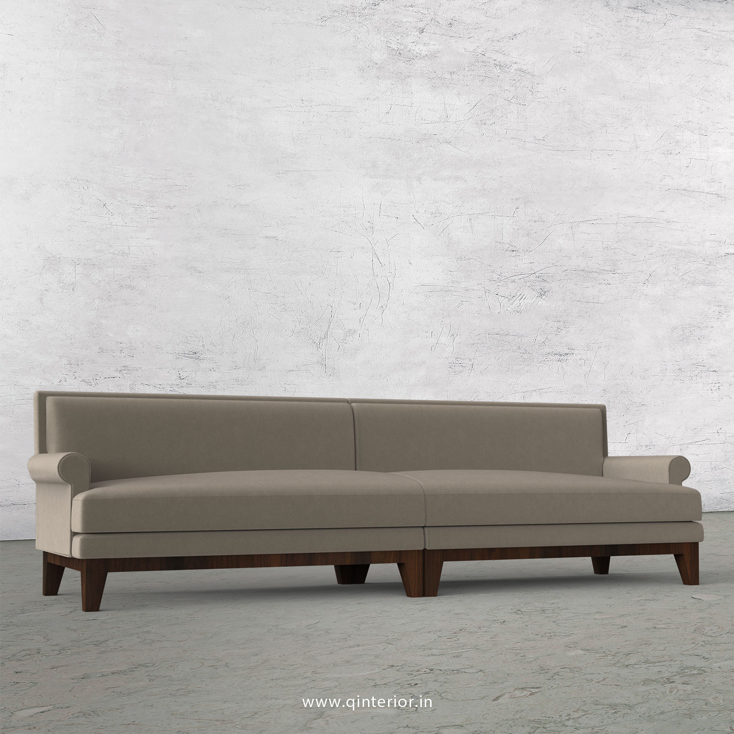 Aviana 4 Seater Sofa in Velvet Fabric - SFA001 VL12