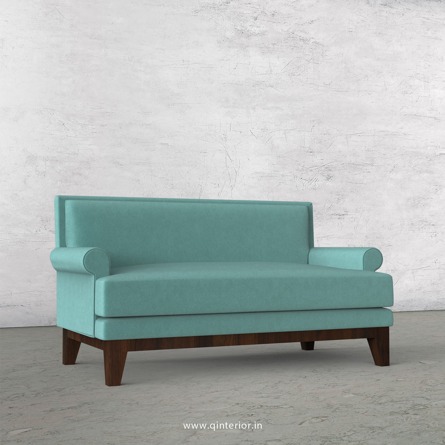 Aviana 2 Seater Sofa in Velvet Fabric - SFA001 VL14