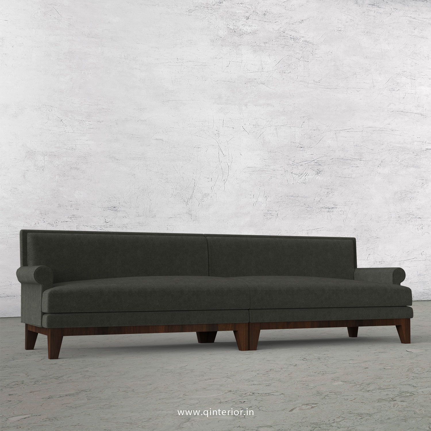Aviana 4 Seater Sofa in Velvet Fabric - SFA001 VL15