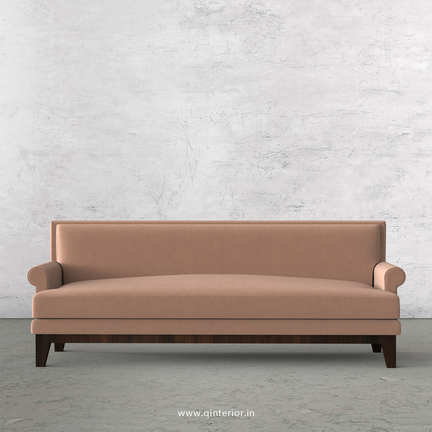 Aviana 3 Seater Sofa in Velvet Fabric - SFA001 VL16