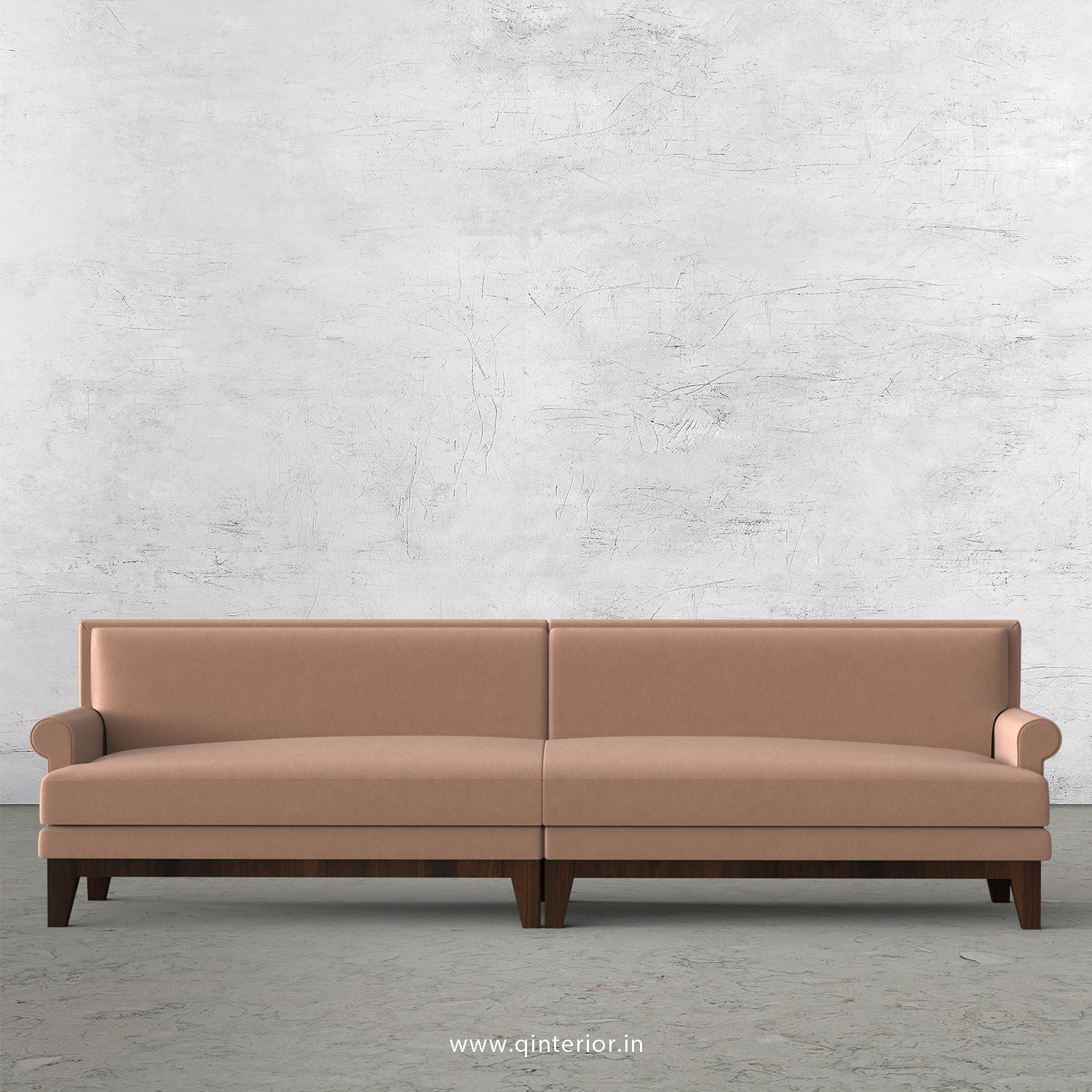 Aviana 4 Seater Sofa in Velvet Fabric - SFA001 VL16