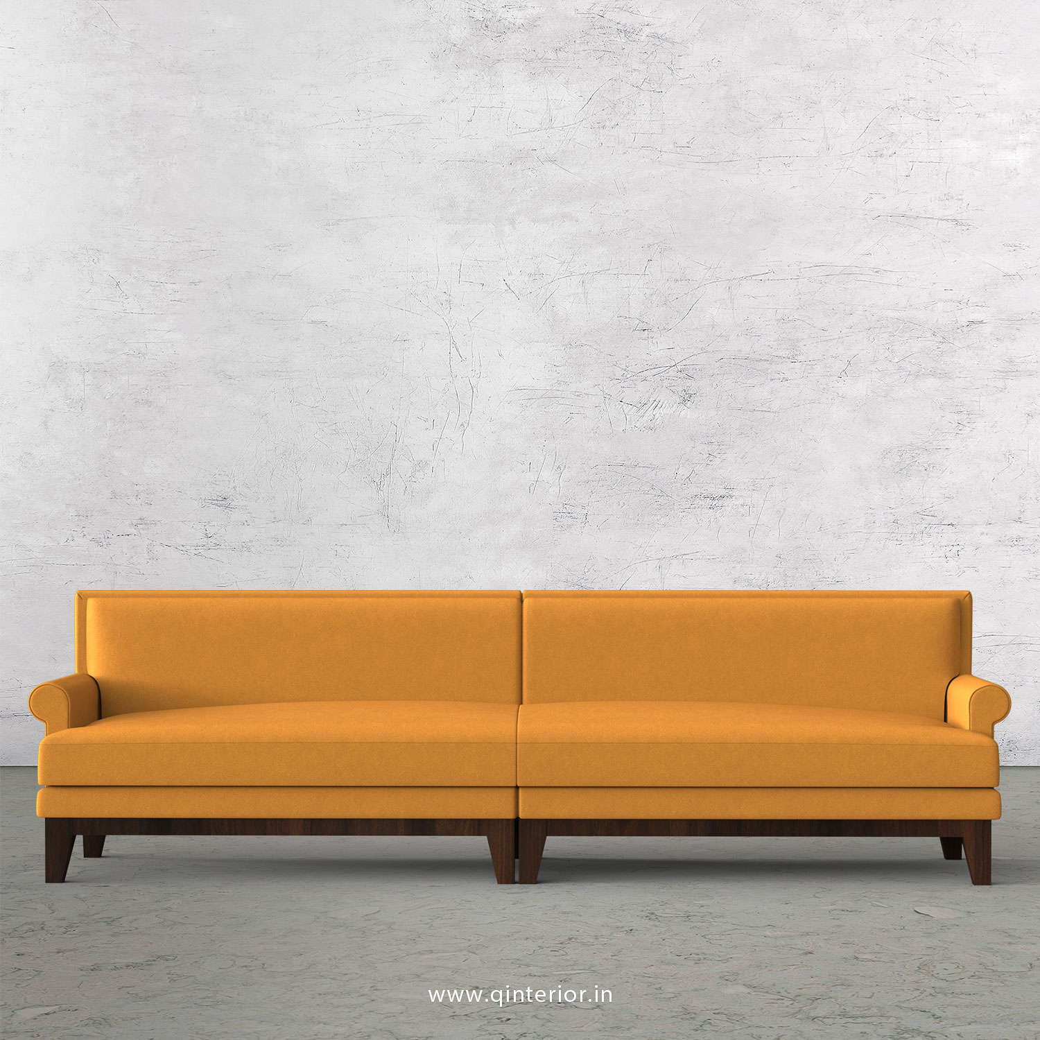 Aviana 4 Seater Sofa in Velvet Fabric - SFA001 VL18