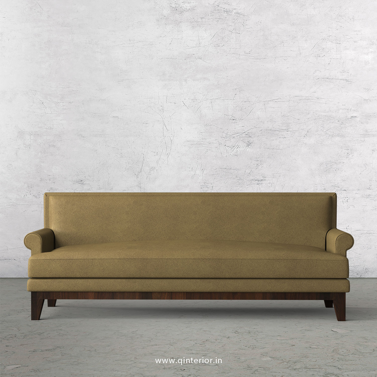 Aviana 3 Seater Sofa in Fab Leather Fabric - SFA001 FL01