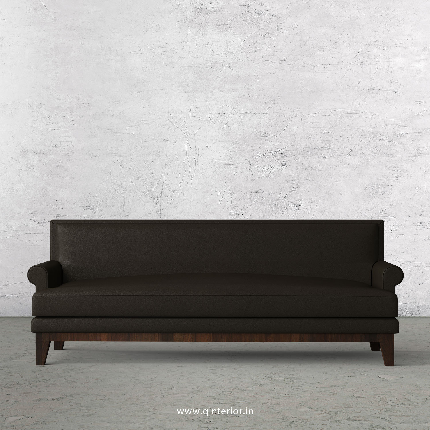 Aviana 3 Seater Sofa in Fab Leather Fabric - SFA001 FL11
