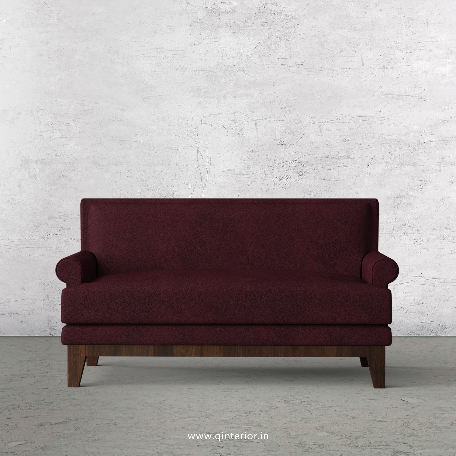 Aviana 2 Seater Sofa in Fab Leather Fabric - SFA001 FL12