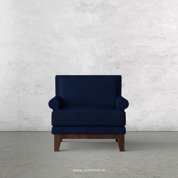 Aviana 1 Seater Sofa in Fab Leather Fabric - SFA001 FL13