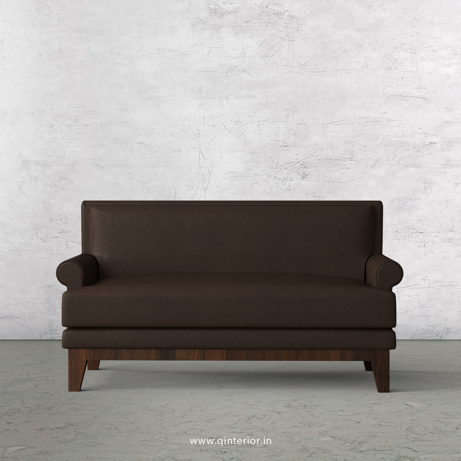 Aviana 2 Seater Sofa in Fab Leather Fabric - SFA001 FL16