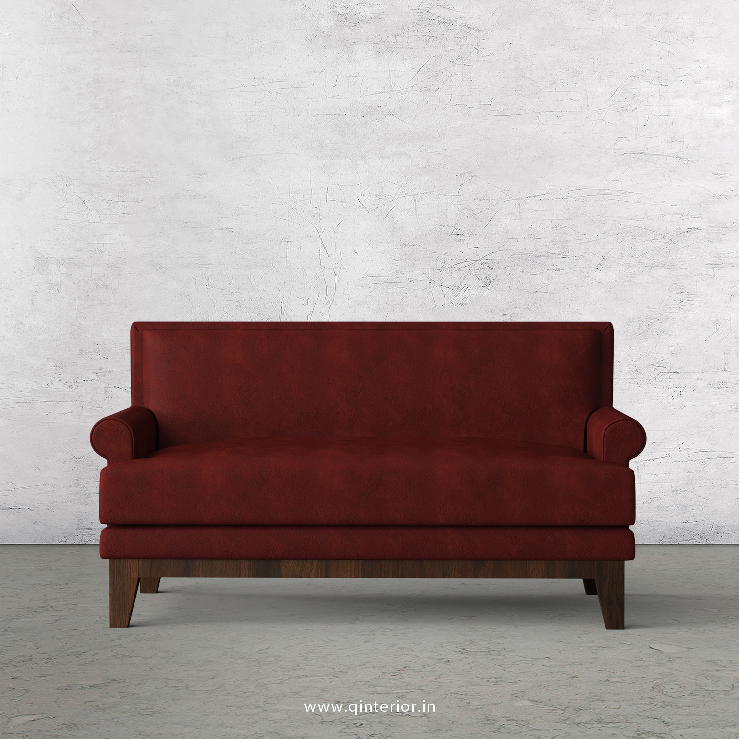 Aviana 2 Seater Sofa in Fab Leather Fabric - SFA001 FL17