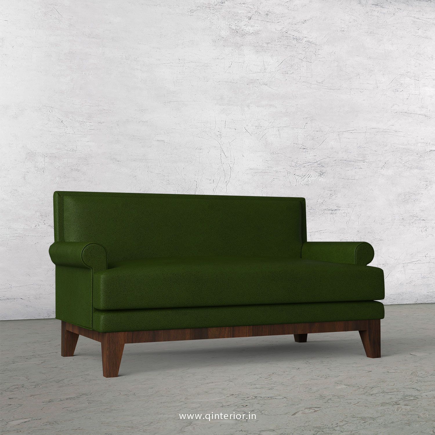 Aviana 2 Seater Sofa in Fab Leather Fabric - SFA001 FL04