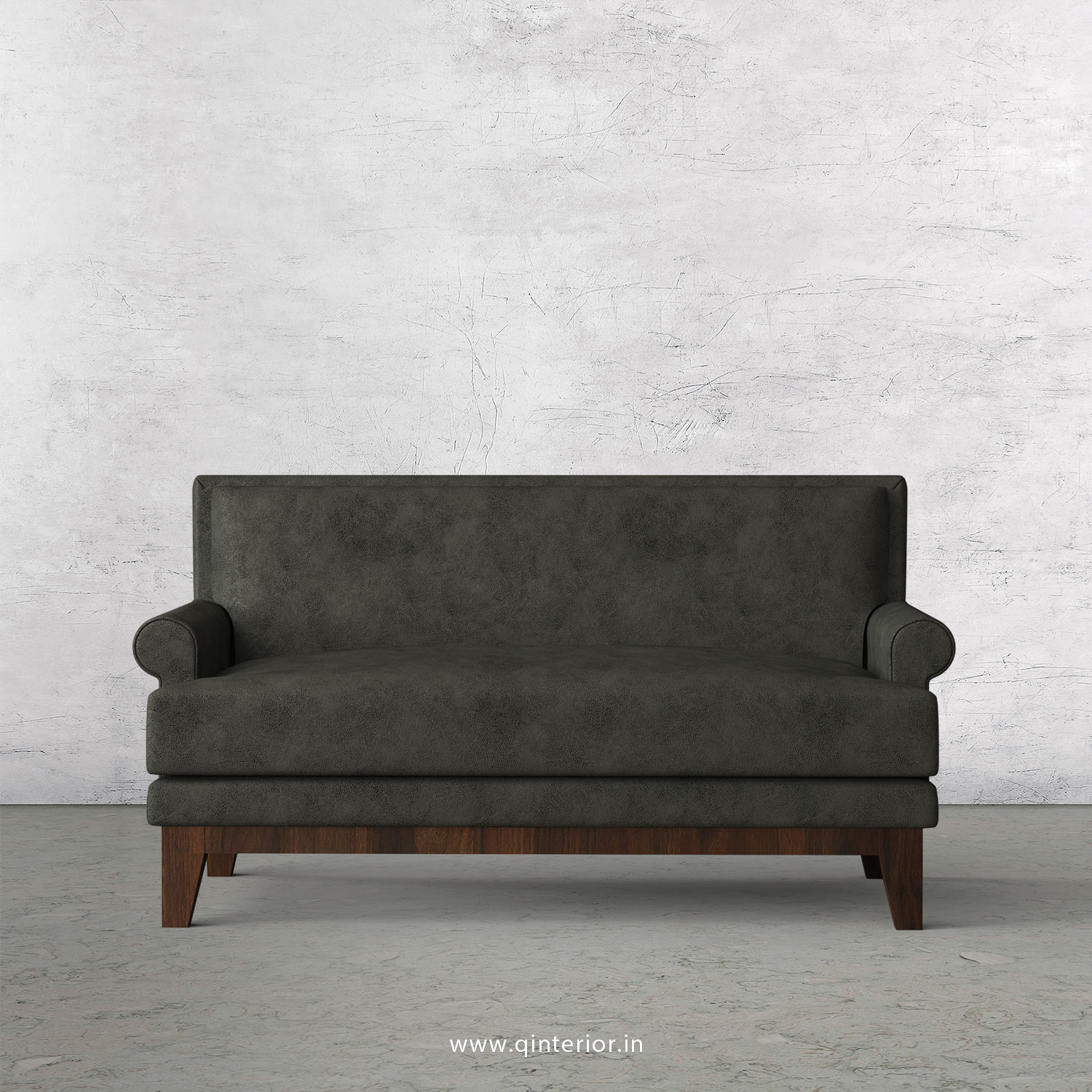 Aviana 2 Seater Sofa in Fab Leather Fabric - SFA001 FL07