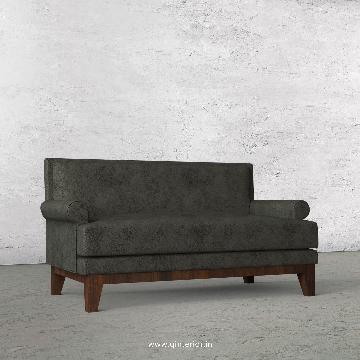 Aviana 2 Seater Sofa in Fab Leather Fabric - SFA001 FL07