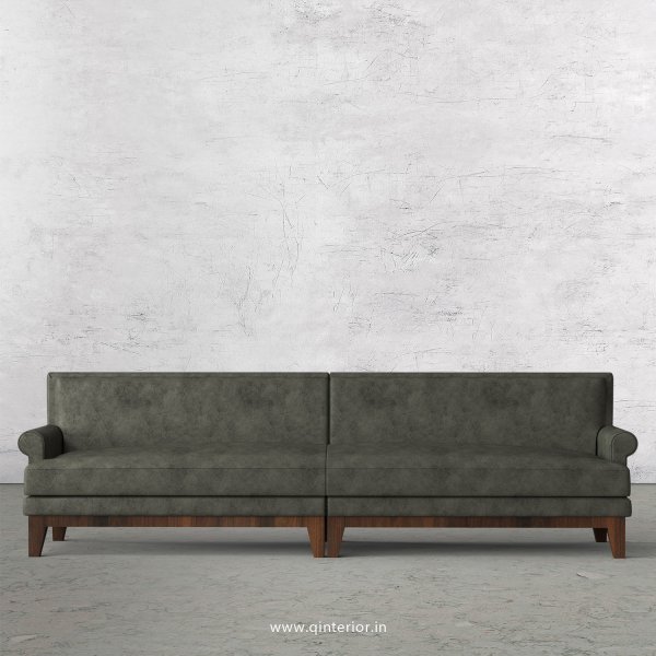 Aviana 4 Seater Sofa in Fab Leather Fabric - SFA001 FL07