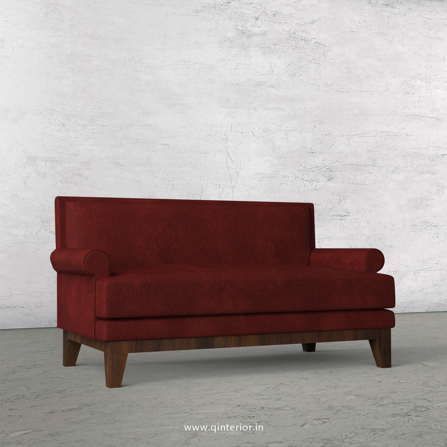 Aviana 2 Seater Sofa in Fab Leather Fabric - SFA001 FL08