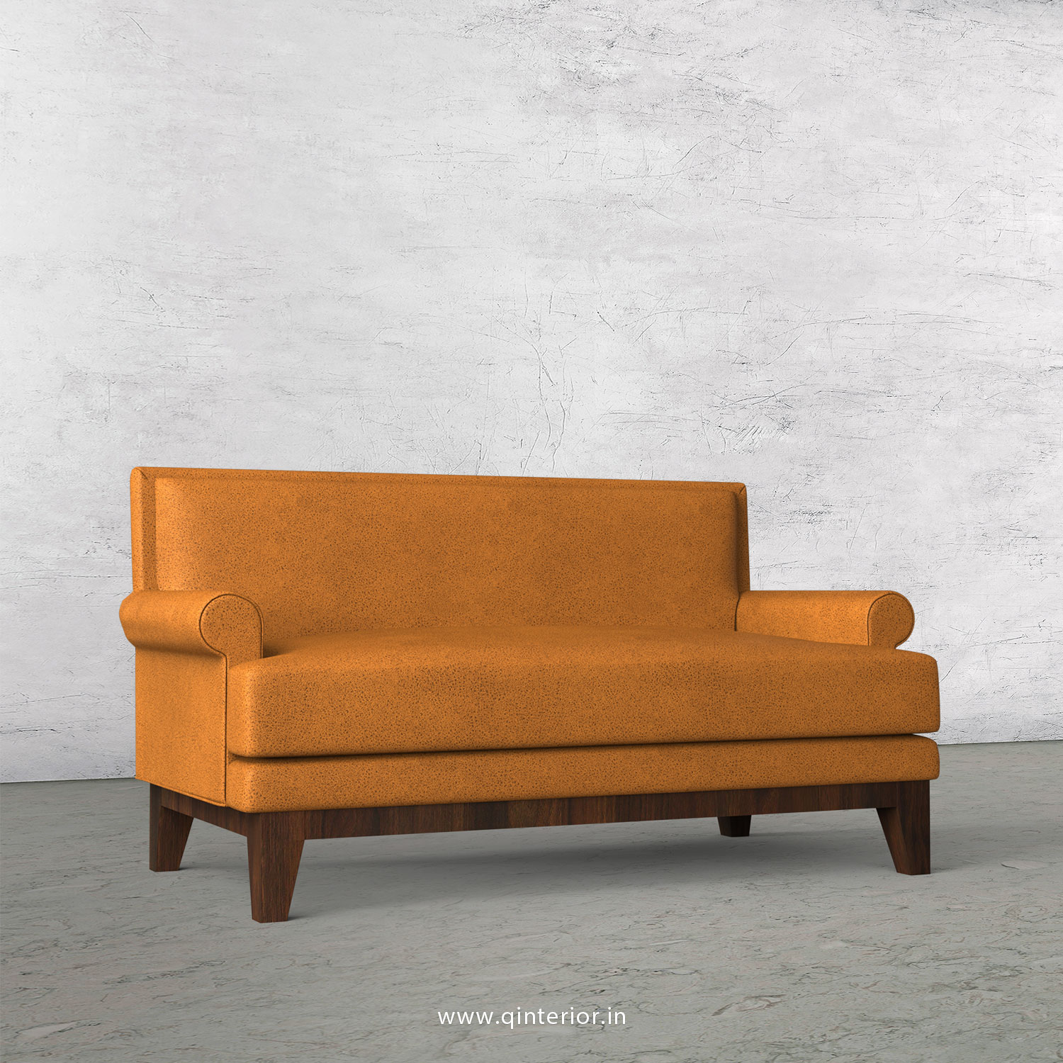 Aviana 2 Seater Sofa in Fab Leather Fabric - SFA001 FL14
