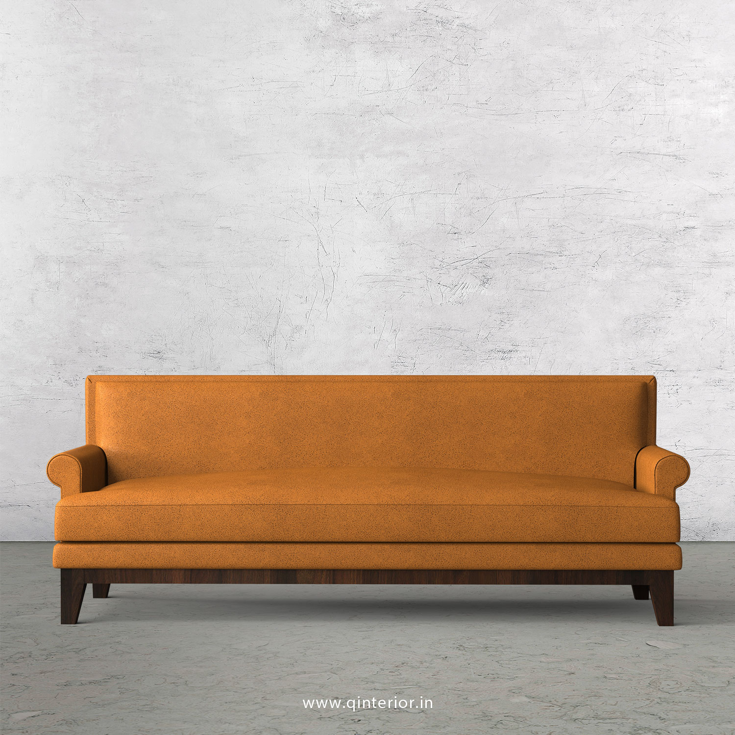 Aviana 3 Seater Sofa in Fab Leather Fabric - SFA001 FL14