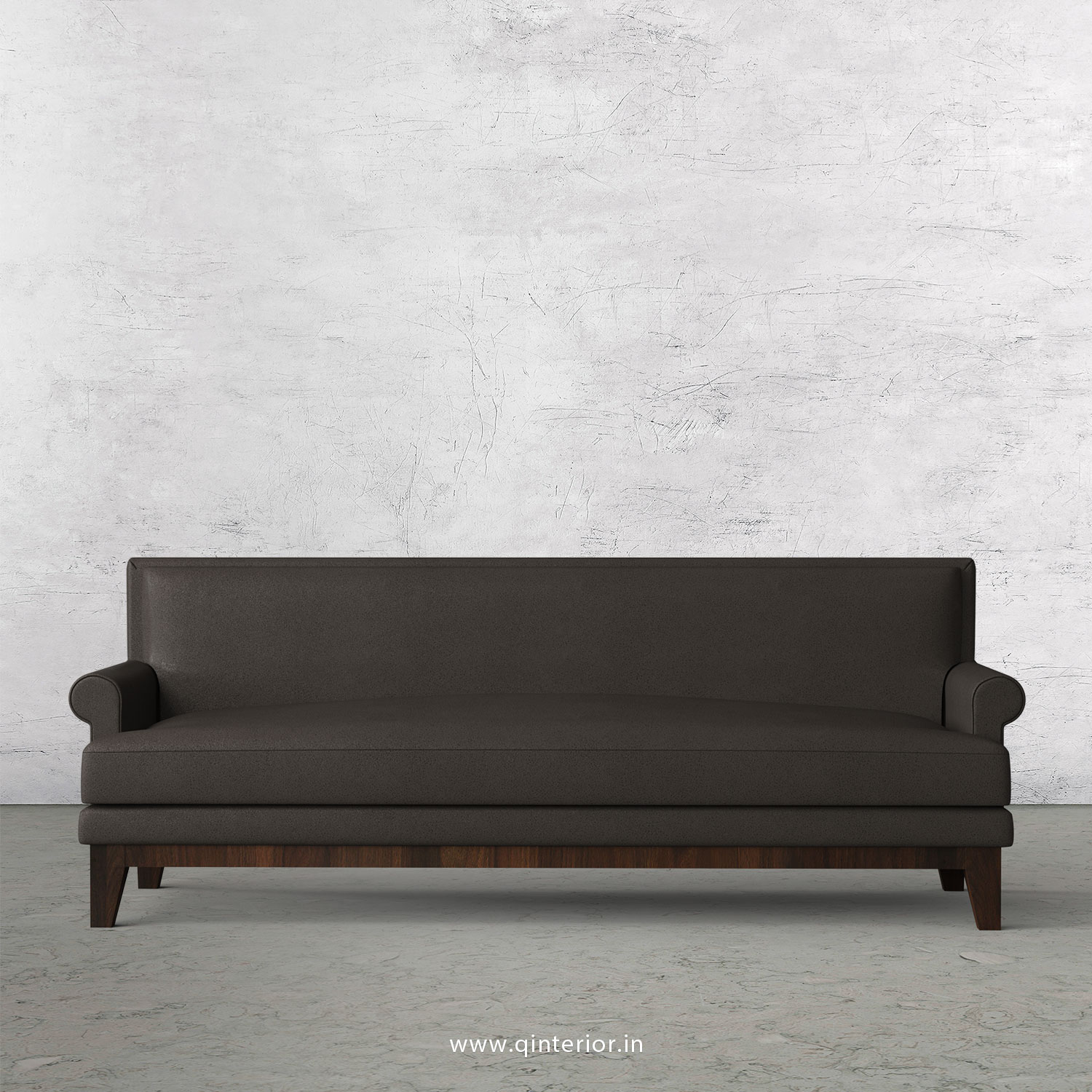 Aviana 3 Seater Sofa in Fab Leather Fabric - SFA001 FL15