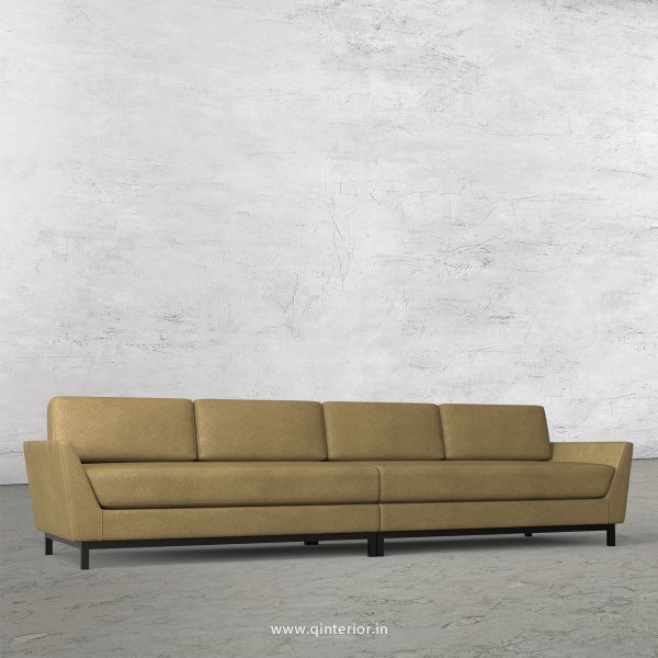 Blitz 4 Seater Sofa in Fab Leather Fabric - SFA002 FL01