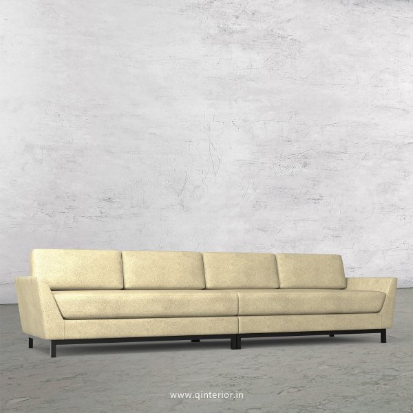 Blitz 4 Seater Sofa in Fab Leather Fabric - SFA002 FL10
