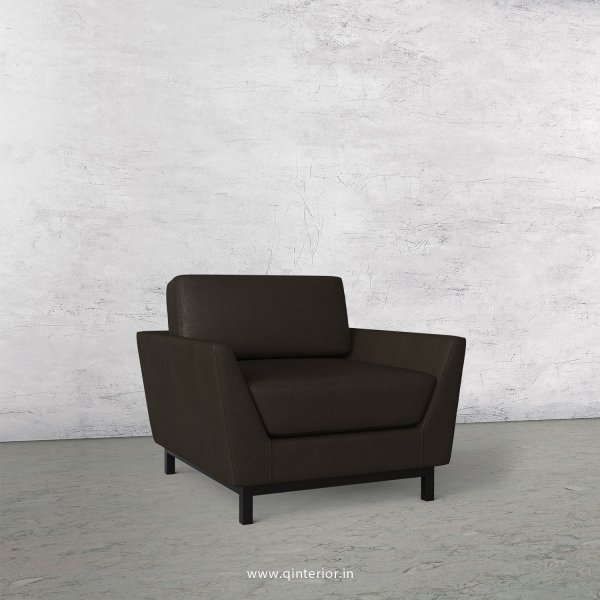 Blitz 1 Seater Sofa in Fab Leather Fabric - SFA002 FL11
