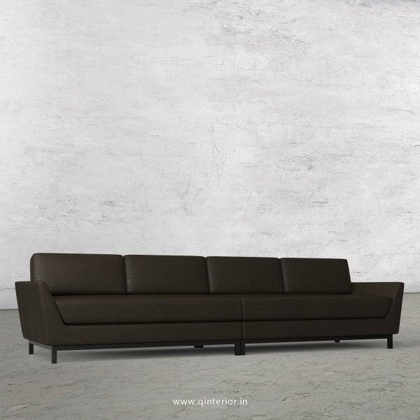 Blitz 4 Seater Sofa in Fab Leather Fabric - SFA002 FL11