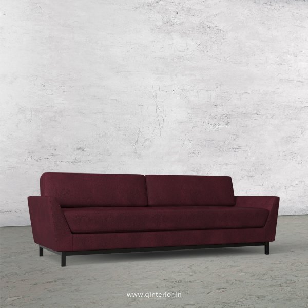 Blitz 3 Seater Sofa in Fab Leather Fabric - SFA002 FL12