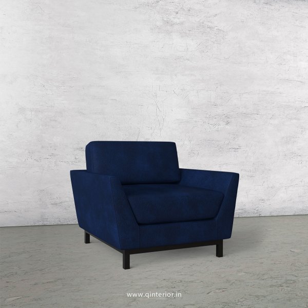 Blitz 1 Seater Sofa in Fab Leather Fabric - SFA002 FL13
