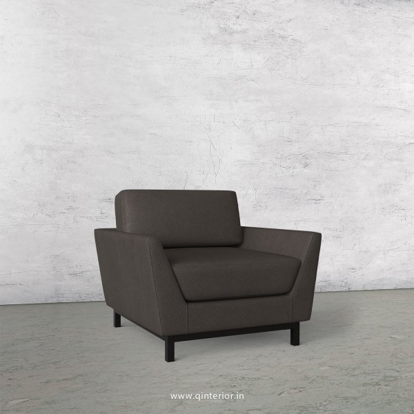 Blitz 1 Seater Sofa in Fab Leather Fabric - SFA002 FL15