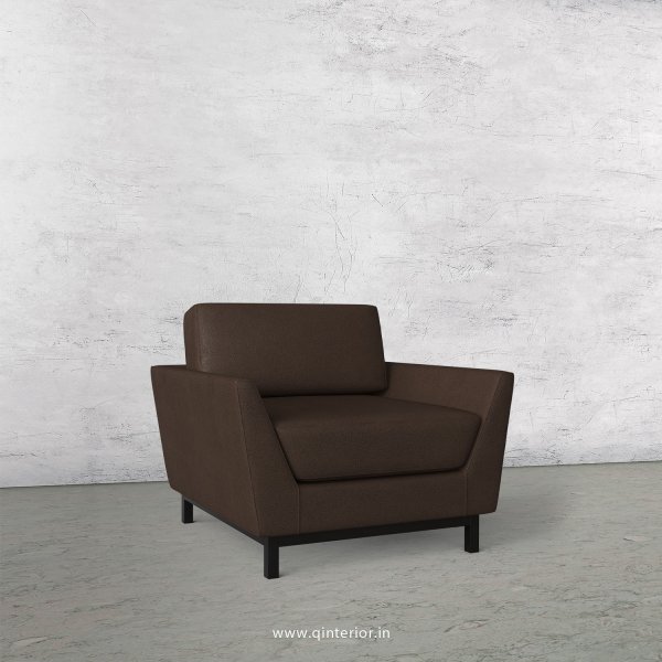 Blitz 1 Seater Sofa in Fab Leather Fabric - SFA002 FL16