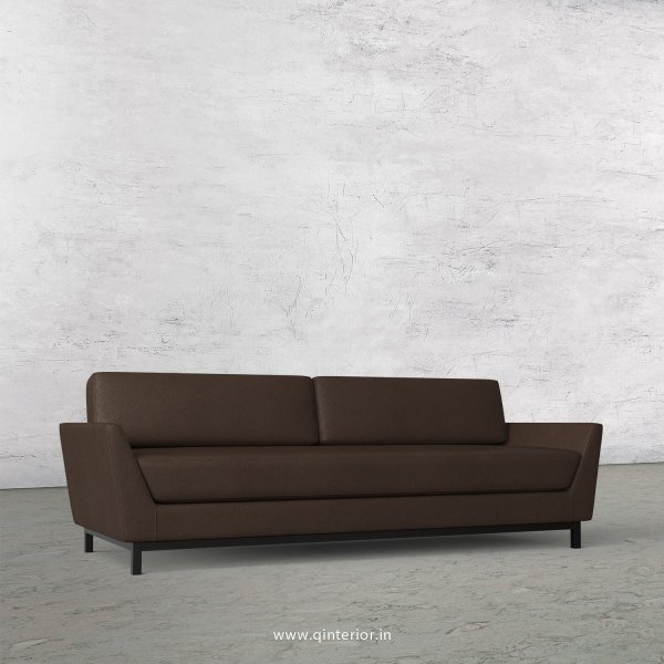 Blitz 3 Seater Sofa in Fab Leather Fabric - SFA002 FL16