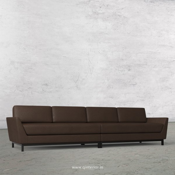 Blitz 4 Seater Sofa in Fab Leather Fabric - SFA002 FL16