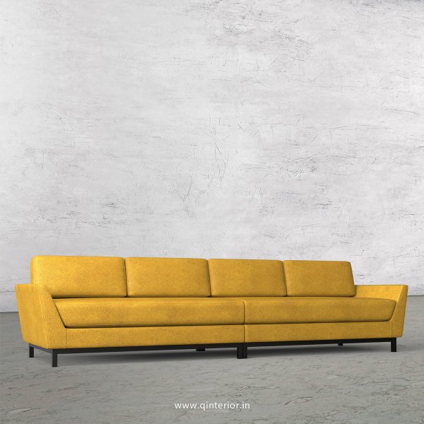 Blitz 4 Seater Sofa in Fab Leather Fabric - SFA002 FL18