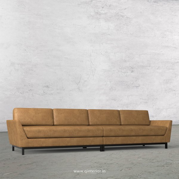 Blitz 4 Seater Sofa in Fab Leather Fabric - SFA002 FL02