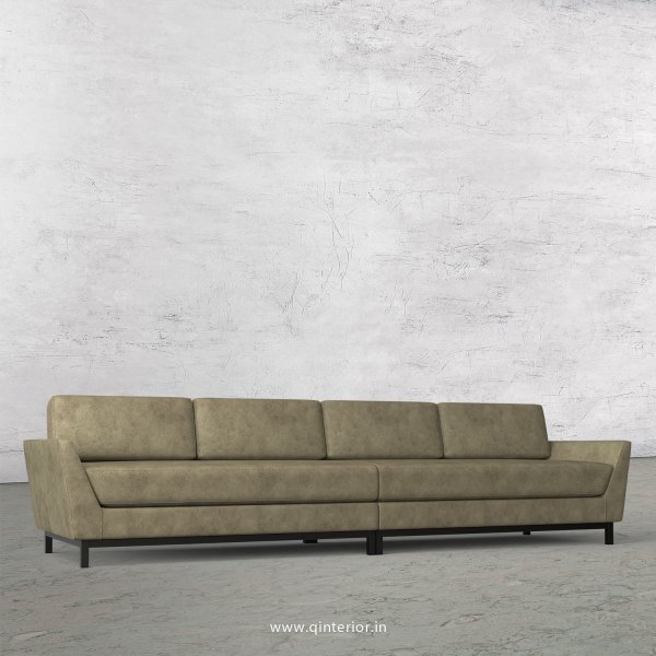 Blitz 4 Seater Sofa in Fab Leather Fabric - SFA002 FL03