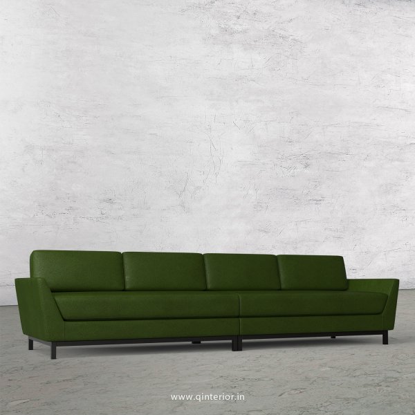Blitz 4 Seater Sofa in Fab Leather Fabric - SFA002 FL04