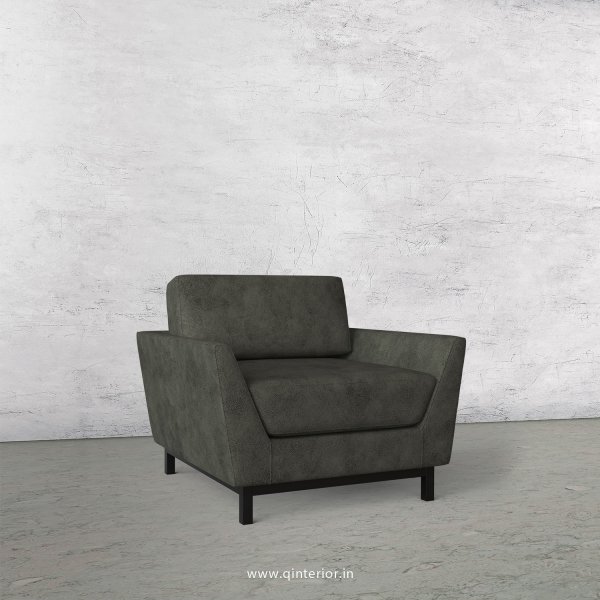 Blitz 1 Seater Sofa in Fab Leather Fabric - SFA002 FL07